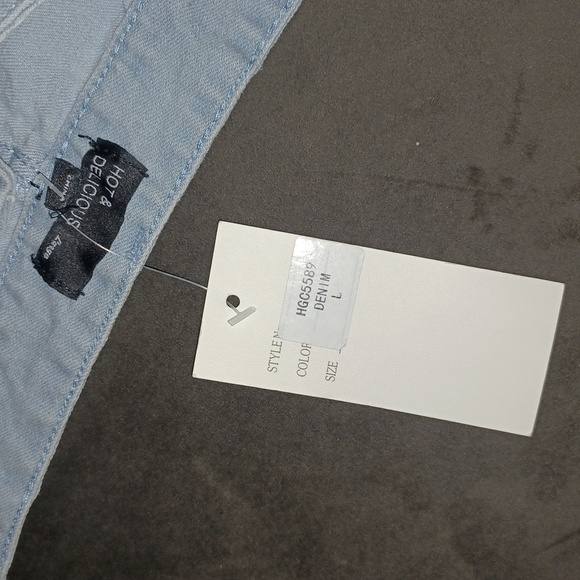 Women's Large frayed  jeans shorts. - Picture 7 of 7